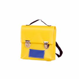Puppenzubehr Puppen Schulranzen gelb 10 x 10 cm zum Spielen und Dekorieren,1080a - Bild vergrern 