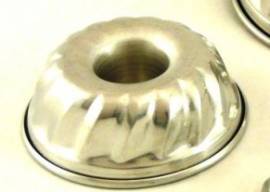 Kinder Backform aus Alu, Puddingform f�r die Puppenk�che, voll funktionsf�hig - Bild vergr��ern 