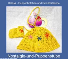 Heless Puppenkleidung, Puppenhut, Sommerhtchen und Schultertasche fr 35 - 45 cm Puppen - Bild vergrern 