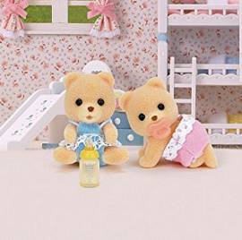 Sylvanian Families B�ren Zwillinge Pia und Olli Pelzig - Bild vergr��ern 