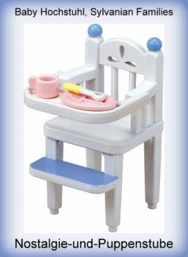 Baby Hochstuhl f�r Puppenhaus Sylvanian Families - Bild vergr��ern 