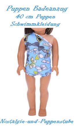 Puppen Kleidung Badeanzug Schwimmkleidung Schwimmen fr 40 cm Puppen 6357 - Bild vergrern 