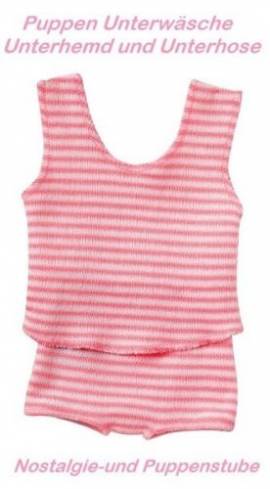 Puppen Kleidung gestreifte Unterw�sche f�r 30 cm - 33 cm Puppen Schwenk 4132 - Bild vergr��ern 
