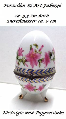 Porzellan Ei Osterei Art Faberg� Ei, Nr. 102f - Bild vergr��ern 