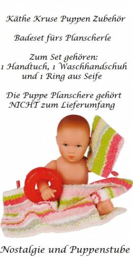 K�the Kruse Puppen Spielzeug 3teiliges Waschset f�rs Planscherle, Nr. 30740 - Bild vergr��ern 