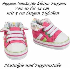 Puppen Schuhe Turnschuhe Sneakers 5 cm lang f�r kleine Puppen Heless, Nr. 4461 - Bild vergr��ern 