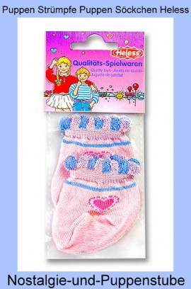 Puppen Str�mpfe Puppen S�ckchen von Heless f�r 35 cm bis 45 cm Puppen, Nr. 470 rosa - Bild vergr��ern 