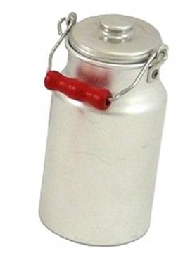 Puppenzubeh�r richtige Milchkanne aus Alu f�r die Puppenk�che 1/4 l Inhalt, Nr. 312 - Bild vergr��ern 