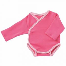 Schwenk Puppenkleidung, Body Langarm pink f�r 42 bis 45 cm gro�e Puppen, Nr. 3943  - Bild vergr��ern 