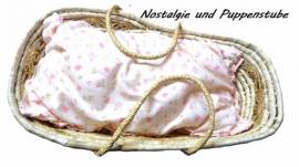 Schwenk Puppen Zubeh�r Tragekorb mit Kissen f�r Puppen bis 40 cm, Nr. 997 - Bild vergr��ern 