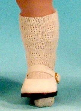 Puppen Strmpfe Socken Kniestrmpfe beige fr 41cm Puppen Schildkrt, Nr. 41173 - Bild vergrern 