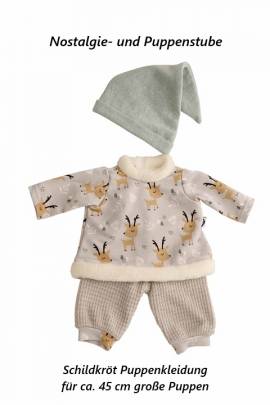 Schildkr�t Puppenkleidung Winterset f�r 45 cm Spielpuppen, Nr.45313 - Bild vergr��ern 