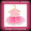 Heless Puppen Kleidung rosa Ballerinakleid für kleine Puppen von 28 - 33 cm, Nr. 1420