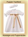 Puppen Kleidung Taufkleid mit Stirnband für 42 - 45 cm Puppen Schwenk 62843