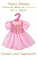 Puppen Kleidung Prinzessin Kleid Pailletten rosa für 45 cm Puppen 937