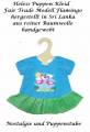 Heless Puppen Fair Trade Kleid Flamingo für 28 bis 35 cm Puppen, Nr. 1810