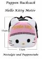 Puppenzubeh&ouml;r Puppen Rucksack rosa Hello Kitty Motiv, Nr. 227a