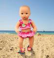 Heless Puppenkleidung, Bikini-Set für kleine Puppen von 28 -35 cm