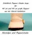 Schildkröt Puppen Kleidung Puppen Schuhe für  Puppen mit ca. 7 cm langen Füßchen, Nr.  49178