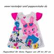 Puppen Kleid mit Skater Motiv für kleine Puppen von 28 cm - 30 cm, Nr. 167