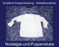 Puppen Hemd Eisgarn Wickelhemdchen für 50 - 56 cm große Reborn Babys, Nr.16485