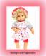Spiel Puppe Weichk�rper Puppe ca. 42 cm Schlafaugen 42016