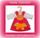 Heless Puppen Kleid Eulenkleid fr 28 cm bis 35 cm groe Puppen, Nr.1484