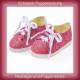 Schwenk Puppenschuhe, Freizeitschuh mit Glitzereffekt, f�r Puppen von 48 - 50 cm