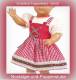 Puppen Kleid Dirndl Trachtenkleidung fr 46 cm Puppen Schildkrt, Nr. 46550