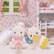 Sylvanian Families Seidenkatzen Zwillinge Teo & Mara Seidenthal 