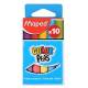 Maped Malkreide Tafelkreide bunt 10er-Set, Nr. 2718