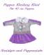 Puppen Kleidung Kleid Samtkleid purple f�r 45 cm Puppen 1209