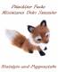 Miniatur Fuchs Fellimitat Fox Deko Artikel 15 cm lang 1219