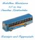 Miniaturen Modellbau Eisenbahn Omnibus Bus Stra�enbahn 6,5 cm lang 5700 blau