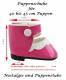 Puppen Schuhe pink ca 6 cm lang mit Druckknopfverschlu fr 42 - 45 cm Puppen, Nr. 176