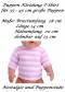 Puppenkleidung T-Shirt rosa wei gestreift fr 35 bis 45 cm groe Puppen, Nr. 62