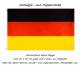 Deutschland Fahne Flagge mit sen 90 X 150 cm aus Polyester Made in Germany