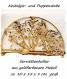 Nostalgie Antikstil Serviettenst�nder Serviettenhalter Metall goldfarben, Nr.399