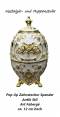 Nostalgie Antik Stil Art Faberg� Pop Up Zahnstocher Spender 15 cm hoch, wv 649 g