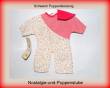 Schwenk Puppenkleidung, bunter Overall, für 36 - 40 cm Puppen