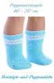 Puppen Kleidung Strümpfe Socken blau für 45 cm Puppen 668