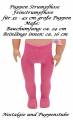 Puppen Kleidung Feinstrumpfhose Strumpf Hose Farbe pink für 35 - 40 cm Puppen, Nr. 116