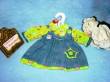Heless Jeans Puppenkleid mit Bluse für 35 bis 45 cm Puppen,Nr. 0510