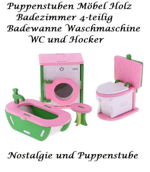 PlanToys Puppenhaus Badezmmer DUSCHKABNE | Puppenhausmöbel