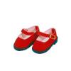 Puppen Schuhe rot Schildkröt für 5 cm Puppen Füße 34178