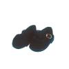 Schildkröt Puppenschuhe schwarz 5 cm lang für 34 cm Puppen, Nr. 34178
