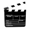 Filmklappe, ca. 18 x 20 cm, Regieklappe aus Holz, so wird das Homevideo zum perfekten Film