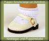 Puppen Schuhe für 34 cm Puppen beige 5 cm lang von Schildkröt, Nr. 34178
