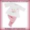 Puppen Kleid mit Tiermotiv und rosa...