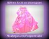 Modepuppen Kleidung, rosa Prinzessinnen Kleid, Ball Kleid, f&uuml;r 30 cm Puppen